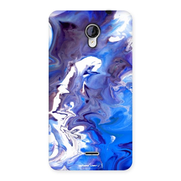 Cool Blue Marble Texture Back Case for Micromax Unite 2 A106