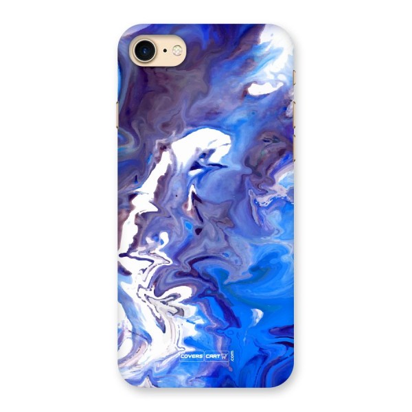 Cool Blue Marble Texture Back Case for iPhone 7