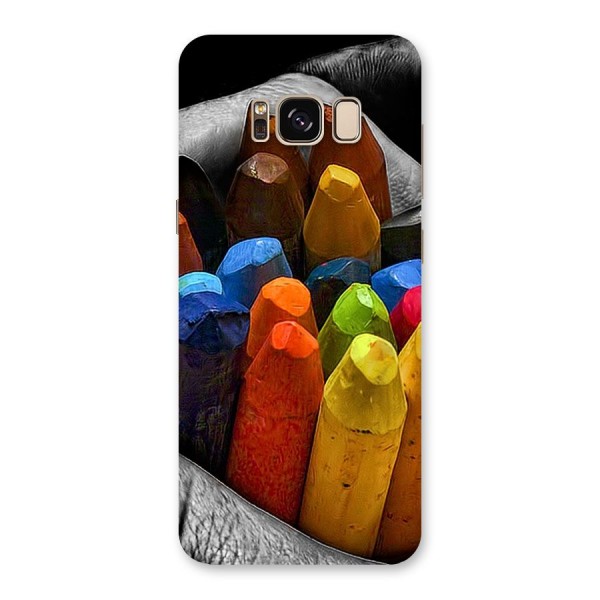 Crayons Beautiful Back Case for Galaxy S8