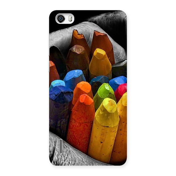 Crayons Beautiful Back Case for Honor 6