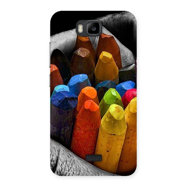 Crayons Beautiful Back Case for Honor Bee