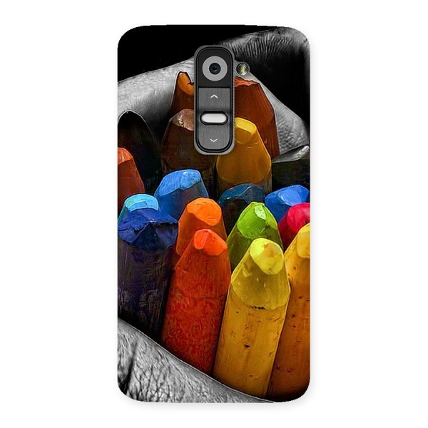 Crayons Beautiful Back Case for LG G2