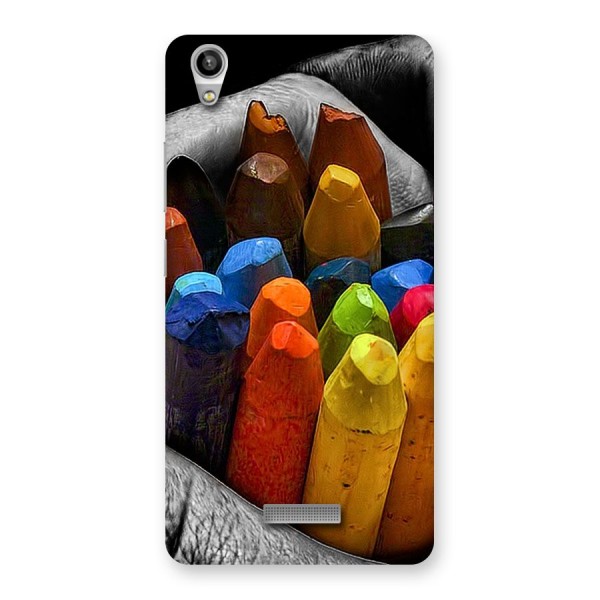 Crayons Beautiful Back Case for Lava-Pixel-V1