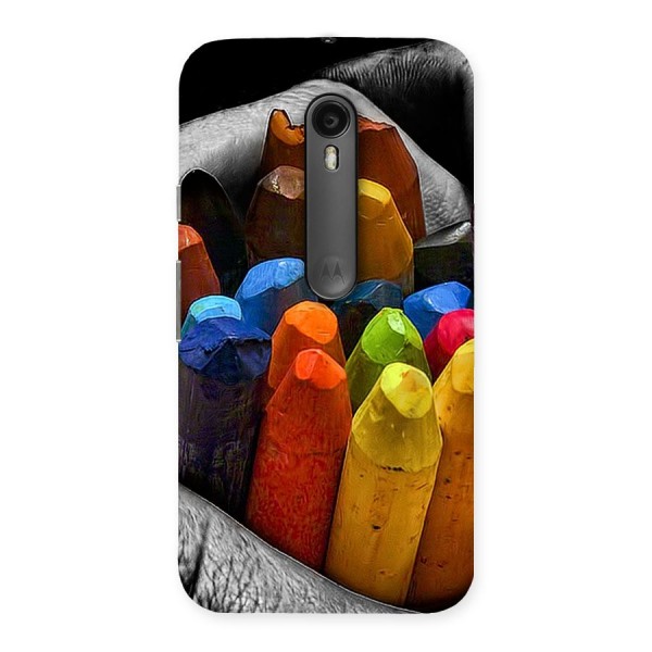Crayons Beautiful Back Case for Moto G3