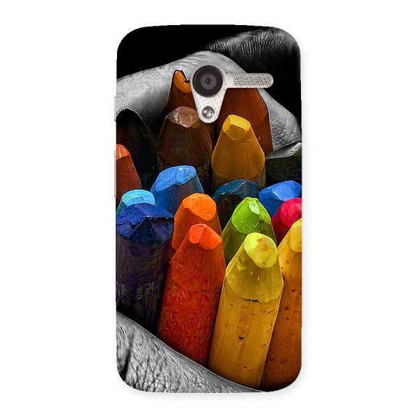 Crayons Beautiful Back Case for Moto X