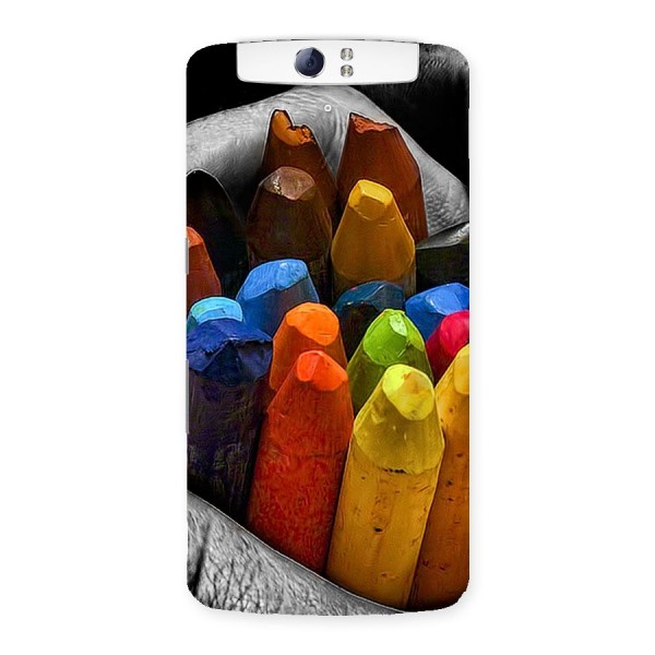 Crayons Beautiful Back Case for Oppo N1