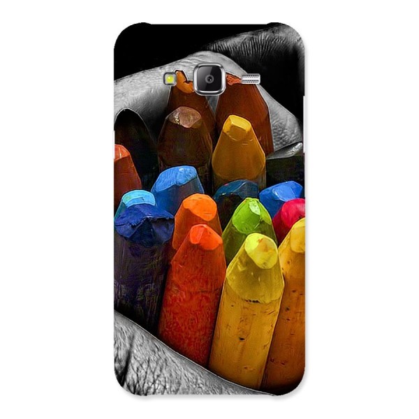 Crayons Beautiful Back Case for Samsung Galaxy J2 Prime
