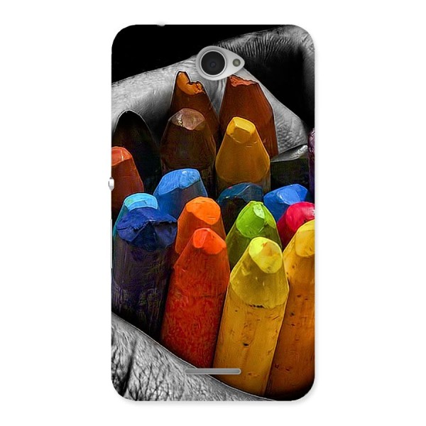 Crayons Beautiful Back Case for Sony Xperia E4