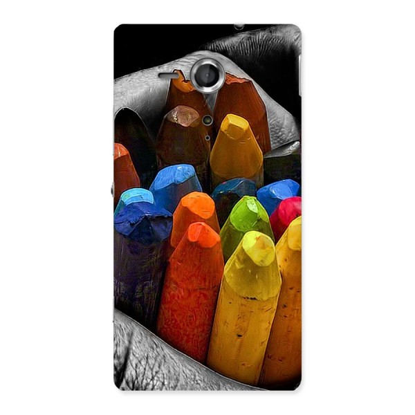 Crayons Beautiful Back Case for Sony Xperia SP