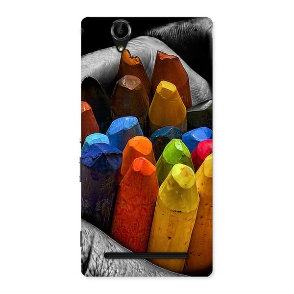 Crayons Beautiful Back Case for Sony Xperia T2