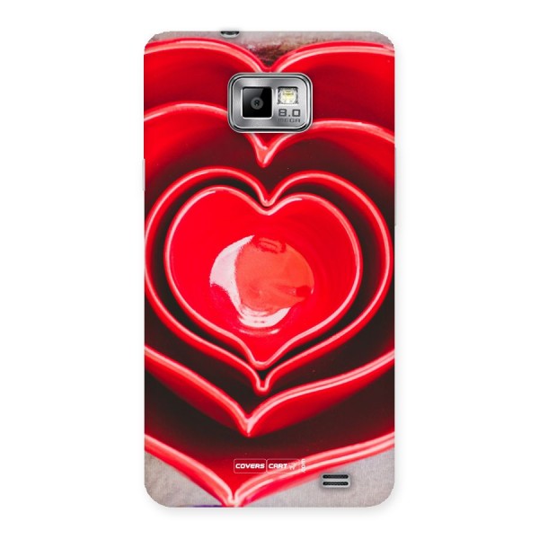 Crazy Heart Back Case for Galaxy S2