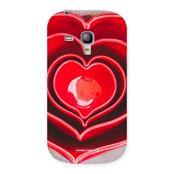 Crazy Heart Back Case for Galaxy S3 Mini
