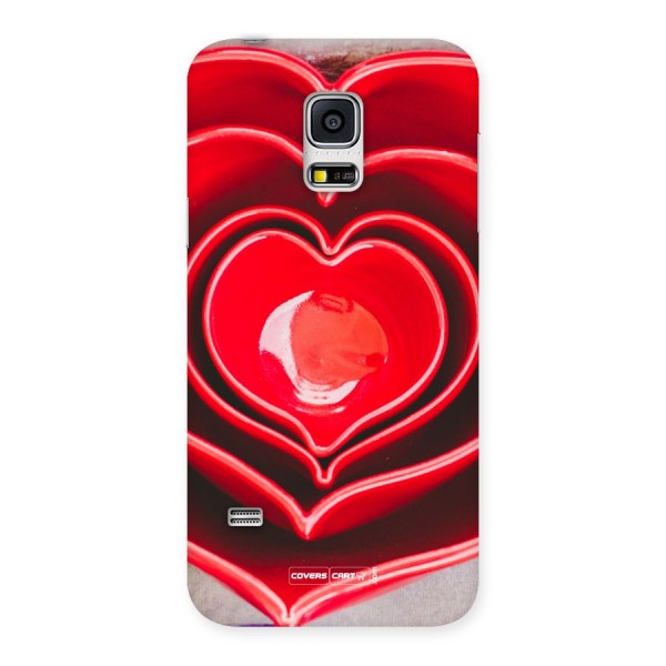 Crazy Heart Back Case for Galaxy S5 Mini