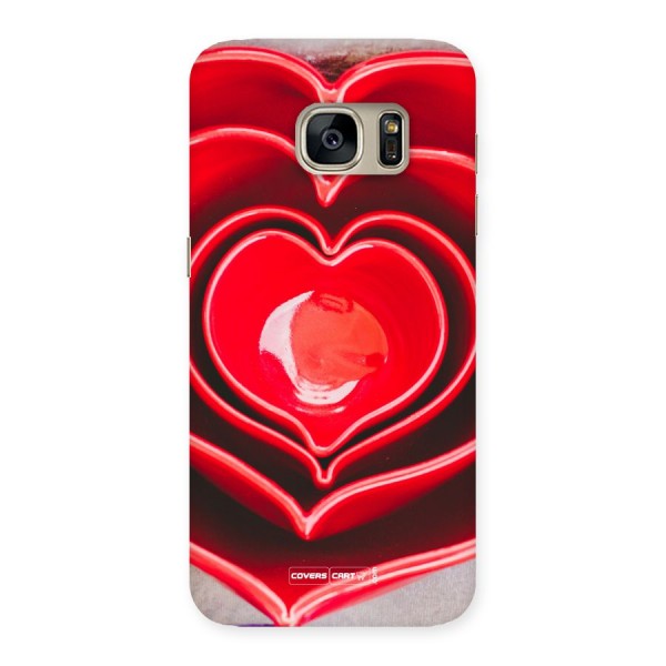 Crazy Heart Back Case for Galaxy S7