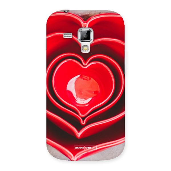 Crazy Heart Back Case for Galaxy S Duos