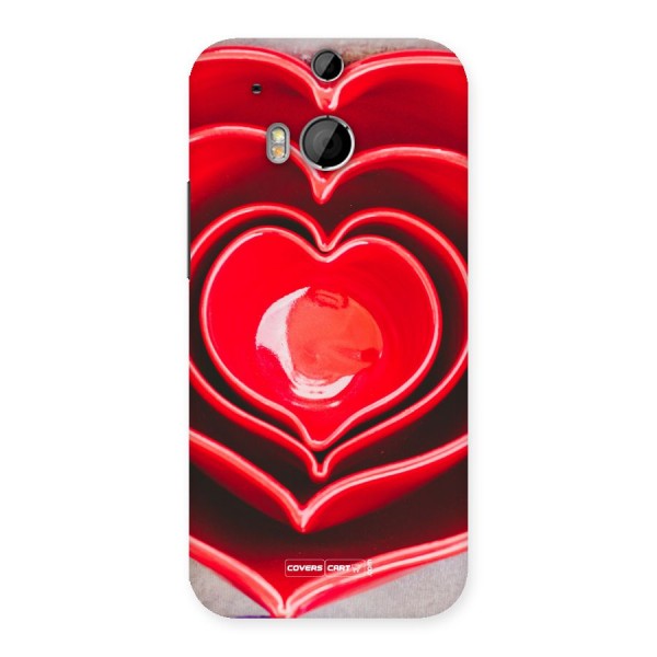 Crazy Heart Back Case for HTC One M8