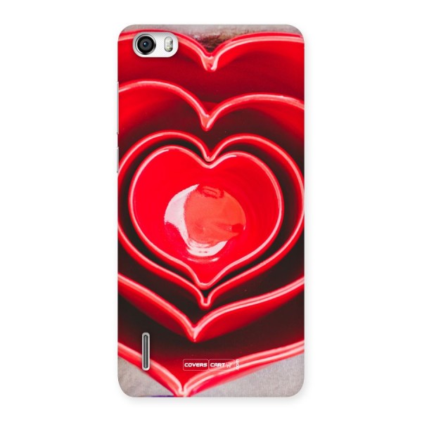 Crazy Heart Back Case for Honor 6