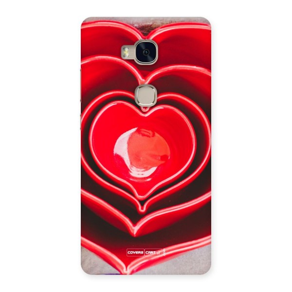 Crazy Heart Back Case for Huawei Honor 5X