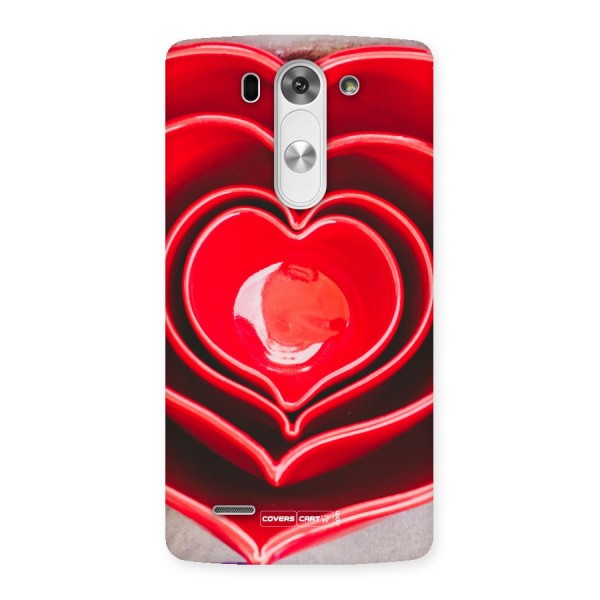 Crazy Heart Back Case for LG G3 Beat