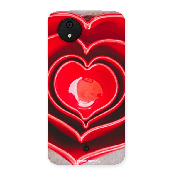 Crazy Heart Back Case for Micromax Canvas A1