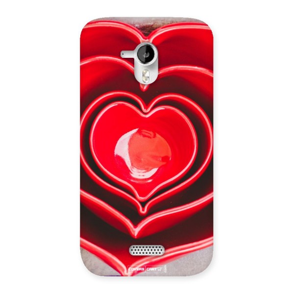 Crazy Heart Back Case for Micromax Canvas HD A116
