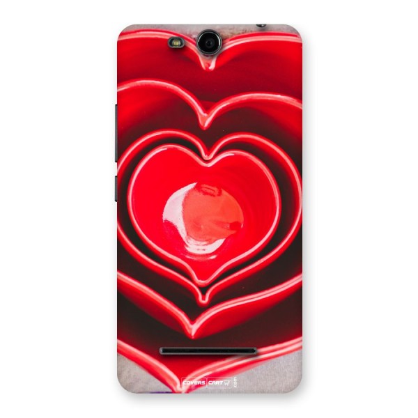 Crazy Heart Back Case for Micromax Canvas Juice 3 Q392