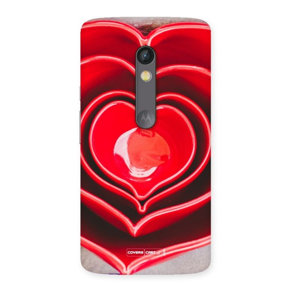 Crazy Heart Back Case for Moto X Play