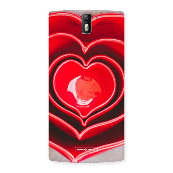 Crazy Heart Back Case for One Plus One
