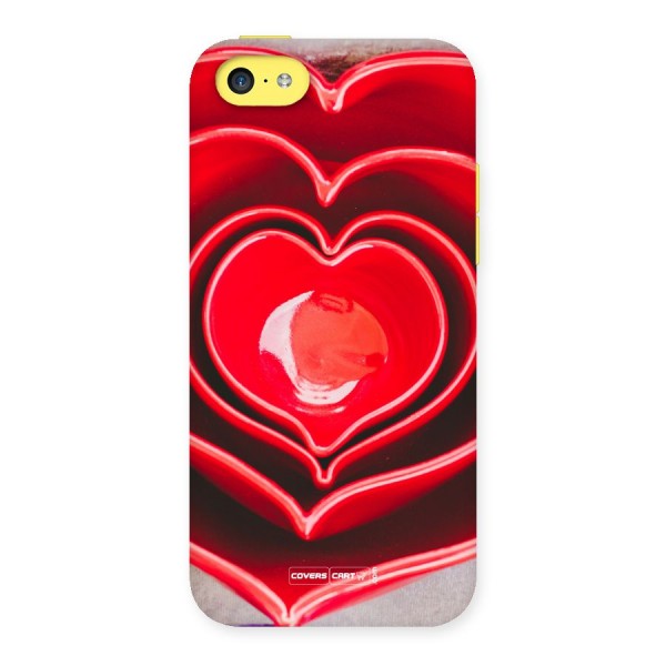 Crazy Heart Back Case for iPhone 5C