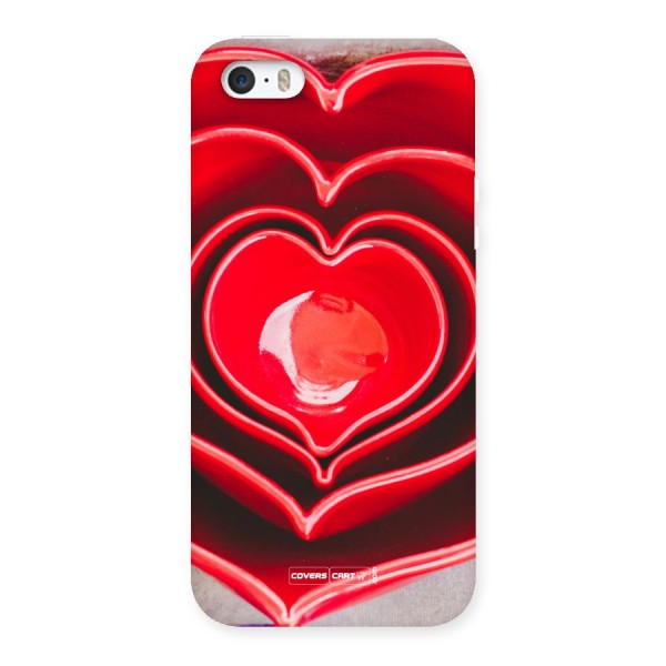 Crazy Heart Back Case for iPhone SE