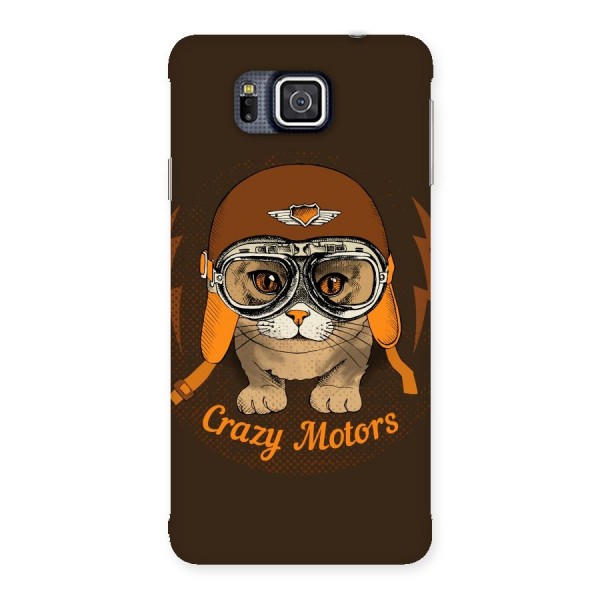 Crazy cat Back Case for Galaxy Alpha