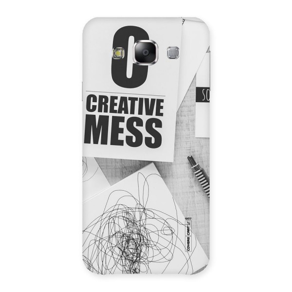 Creative Mess Back Case for Samsung Galaxy E5