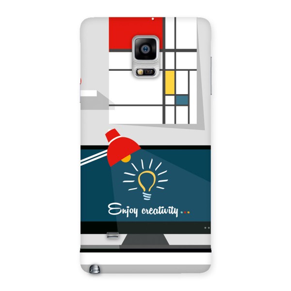 Creative Workspace Design Back Case for Galaxy Note 4