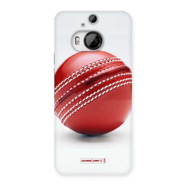 Red International Cricket Ball Back Case for HTC One M9 Plus