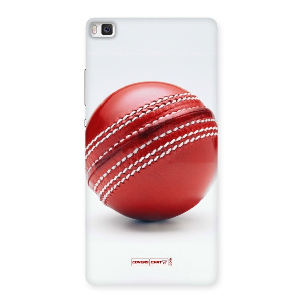 Red International Cricket Ball Back Case for Huawei P8