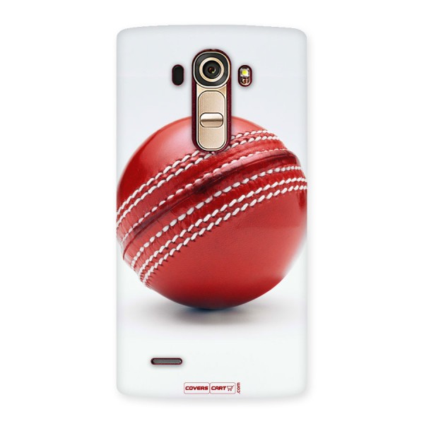 Red International Cricket Ball Back Case for LG G4