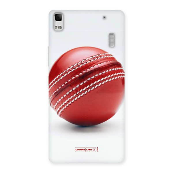 Red International Cricket Ball Back Case for Lenovo A7000
