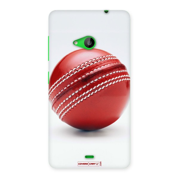Red International Cricket Ball Back Case for Lumia 535