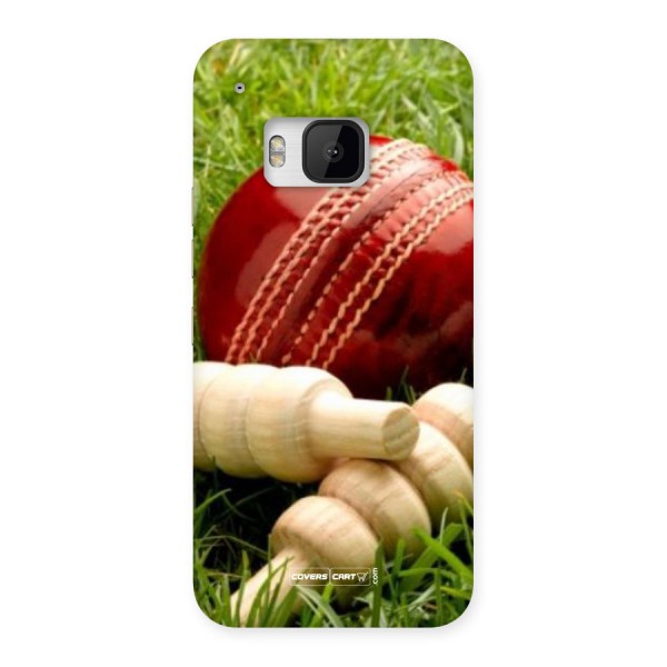 Cricket Ball and Stumps Back Case for HTC One M9