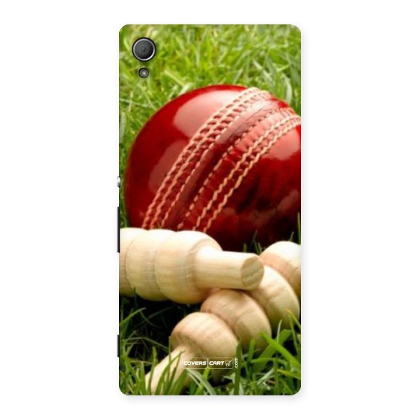 Cricket Ball and Stumps Back Case for Xperia Z4