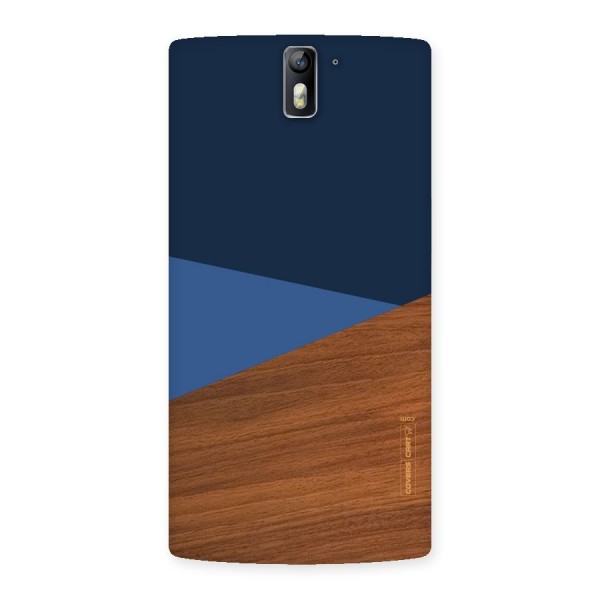 Crossed Lines Pattern Back Case for One Plus One