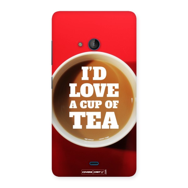 Cup of Tea Back Case for Lumia 540