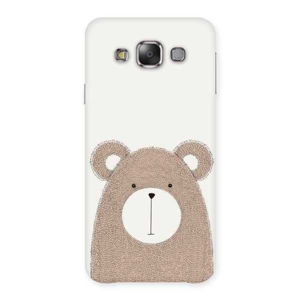 Cute Bear Back Case for Galaxy E7