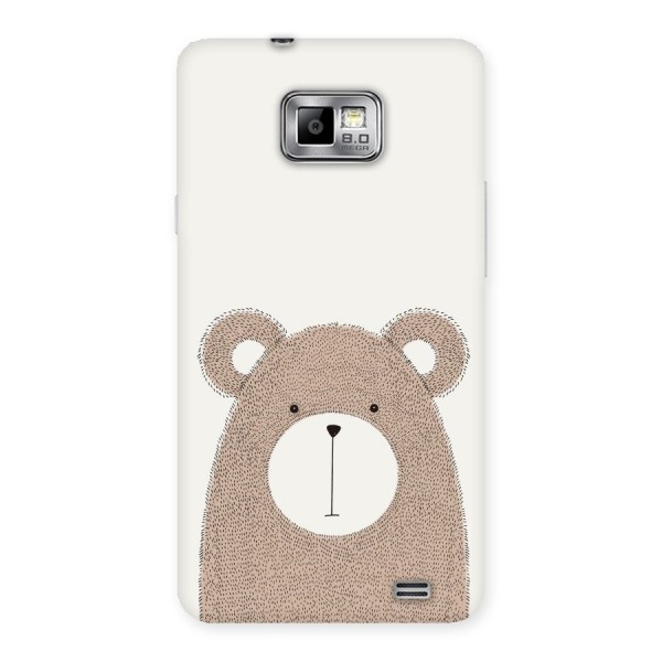 Cute Bear Back Case for Galaxy S2