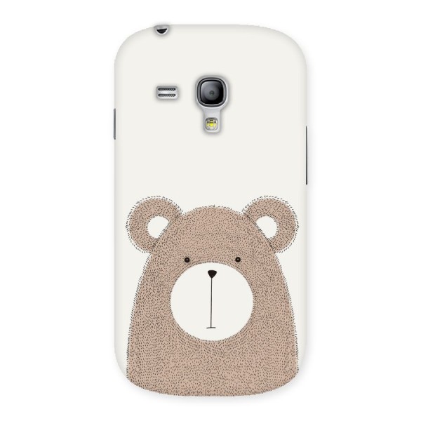 Cute Bear Back Case for Galaxy S3 Mini