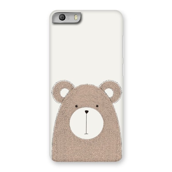 Cute Bear Back Case for Micromax Canvas Knight 2