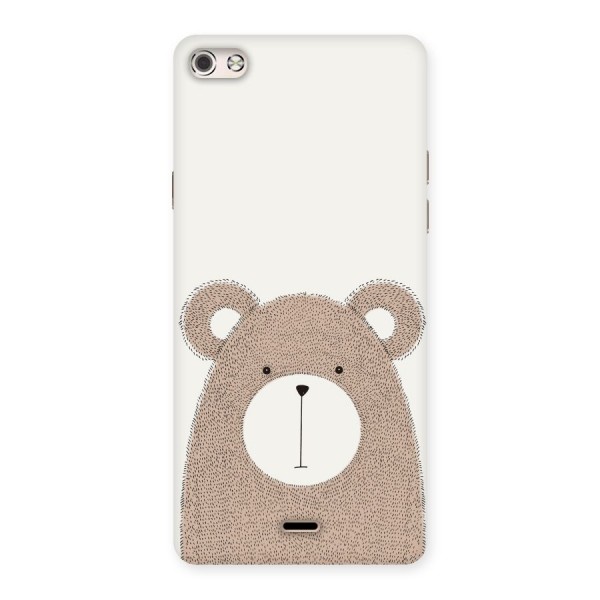 Cute Bear Back Case for Micromax Canvas Silver 5