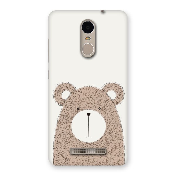 Cute Bear Back Case for Xiaomi Redmi Note 3