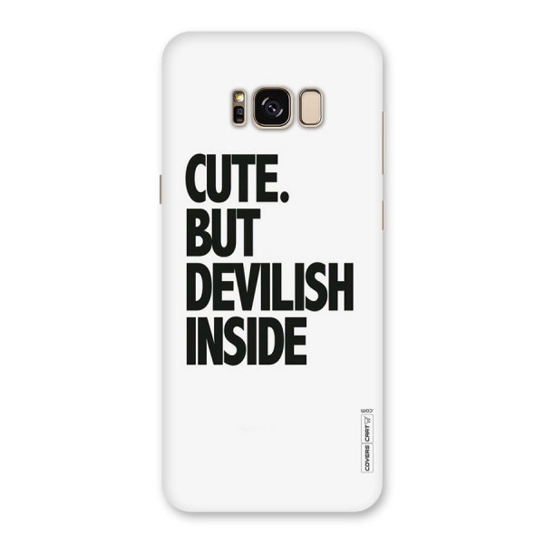Cute But Devil Back Case for Galaxy S8 Plus