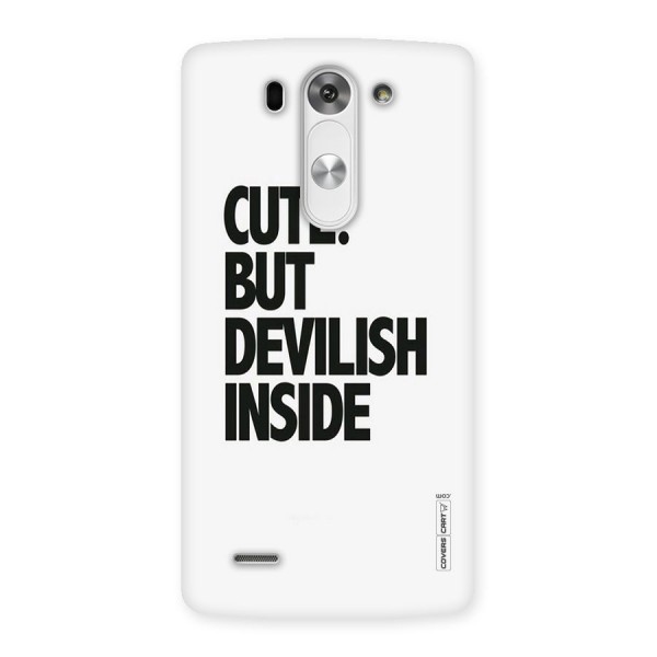 Cute But Devil Back Case for LG G3 Mini